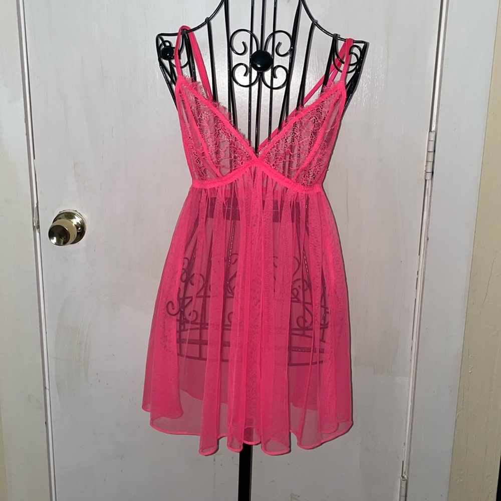 Victoria Secret Very Sexy Babydoll Lingrie Chemise M